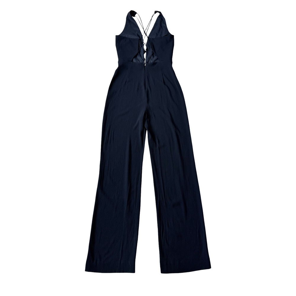 Cushnie Et Ochs Claudia Black Lace-Up Open-Back
Halter Jumpsuit Size 8 - Picture 5 of 11